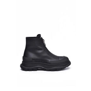 ALEXANDER MCQUEEN Boot Rubber Heel - Black